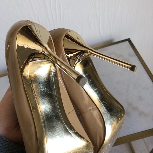 Sam Edelman Nude Peep Toe Heels - Picture 5 of 8